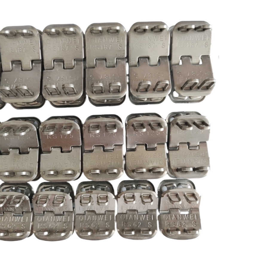 304不锈钢蝴蝶扣pvc输送带皮带扣