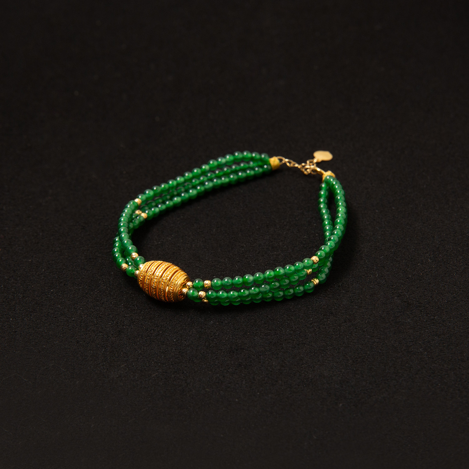 【宁儿粉丝专属】18K2.5mm三层满绿小米珠桶珠手链,饰品/流行首饰/时尚饰品新,其它首饰,淘宝优惠券,粉丝福利购,淘宝优惠卷