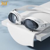 备泳帽泳镜套装 361泳镜高清防雾防水女士近视潜水游泳眼镜男款 装