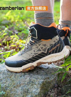 zamberlan赞贝拉春夏户外防水徒步登山鞋男防滑轻量耐磨中帮鞋351