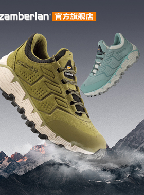 Zamberlan赞贝拉户外徒步鞋轻便透气防滑女低帮登山鞋运动鞋男370