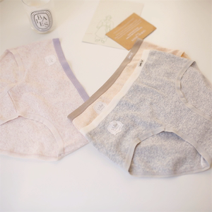 软乎乎5A抑菌彩纱全棉内裤女士抑菌透气柔软婴儿棉三角裤中腰包臀