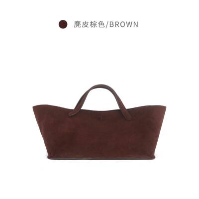 【全球购】复古极简质感真皮包包2026新款菜篮子高级感手提托特包