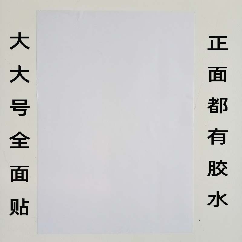 美月A4大号强粘满版胶全面便利贴