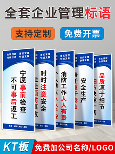 安全生产管理标语标识牌贴纸定制仓库区域防火环保宣传墙贴海报规章制度提示牌警示牌5s6S品质质量管理标识语