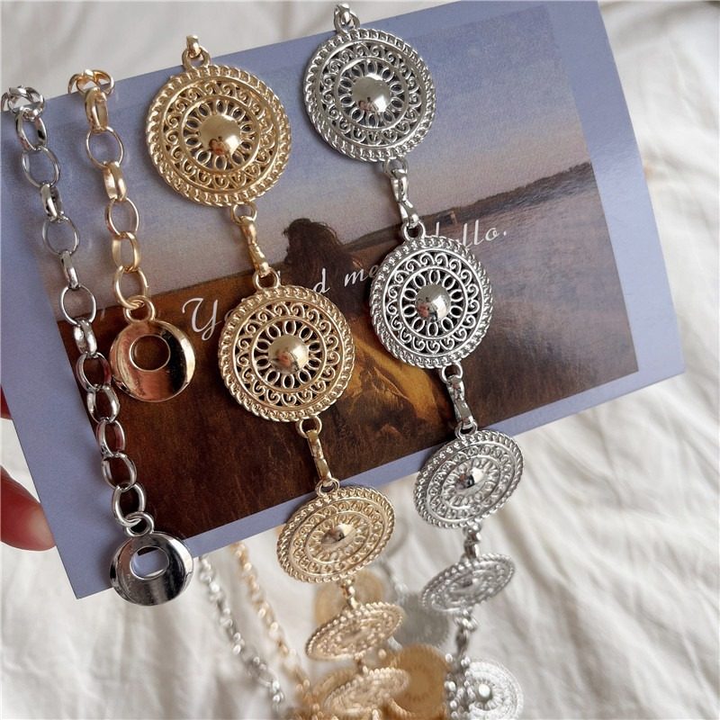 女韩版高级感金属腰链百搭配西装连衣裙子腰带休闲时尚链条潮,女装/女士精品,连衣裙,淘宝优惠券,粉丝福利购,淘宝优惠卷