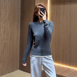 打底衫 TH～ROW时髦慵懒调性 长袖 基础款 经典