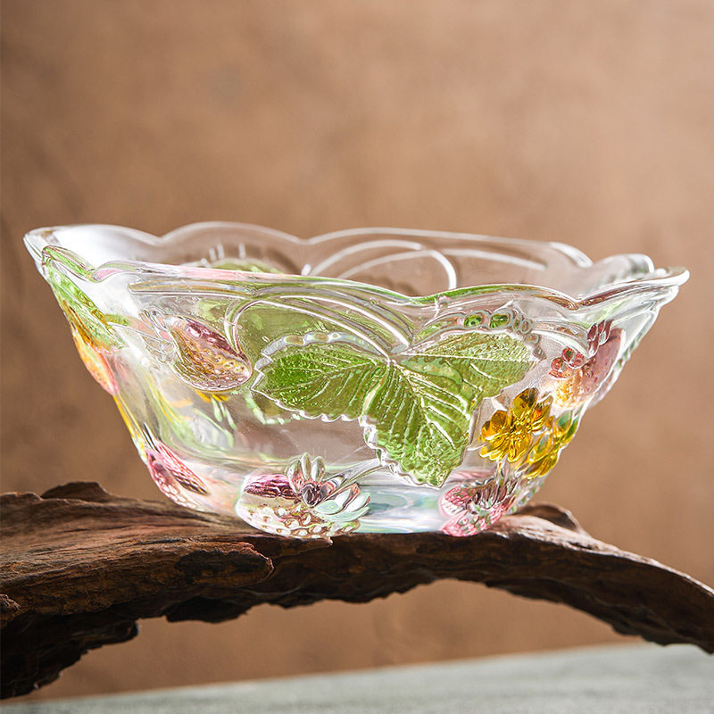 浮雕玻璃花瓣碗酸奶碗家用2026新款创意水果碗沙拉碗高颜值早餐碗,餐饮具,泡面碗,淘宝优惠券,粉丝福利购,淘宝优惠卷