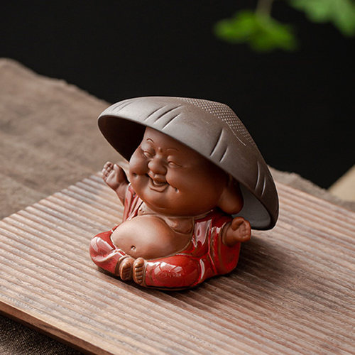 宇轩创意紫砂过滤组家用茶宠摆件