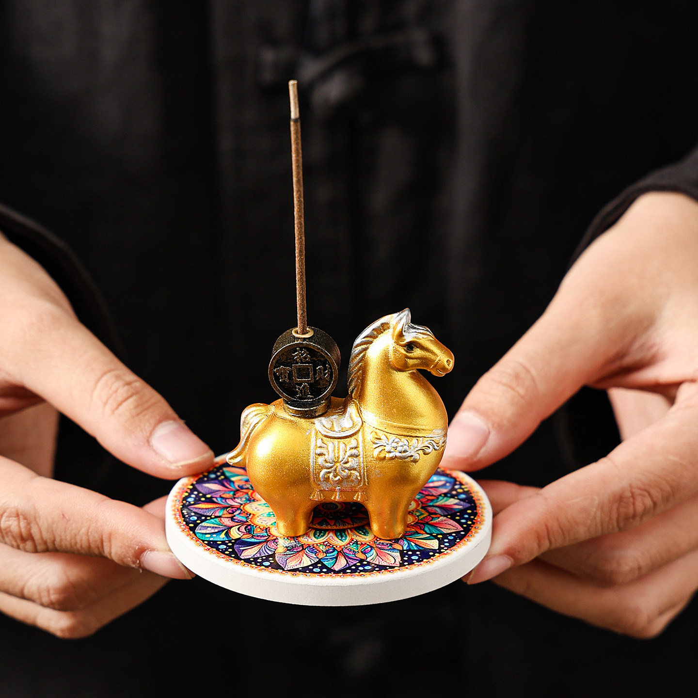 茶室氛围布置马上有钱香插摆件香炉家用室内中式送礼香插香座茶台,餐饮具,茶道/香炉,淘宝优惠券,粉丝福利购,淘宝优惠卷