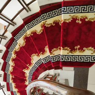 楼梯踏步垫室内免胶自粘专用地毯阶梯式踏步板家用防滑全包硅胶