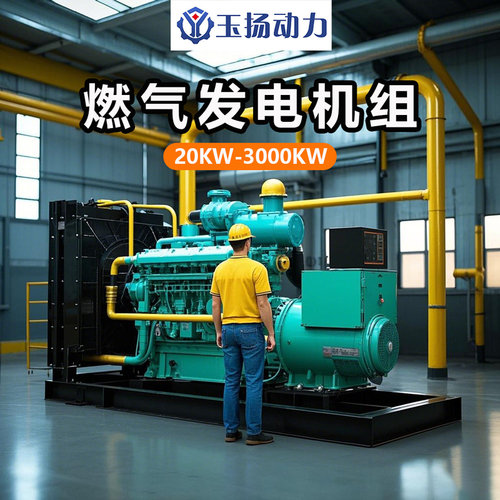 出口俄罗斯天然气发电机组150kw200kw250kw燃气24h工厂常用电源