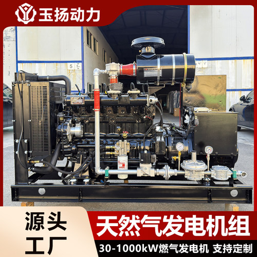 40kw天然气发电机组 ATS全自动切换50KVA沼气LNG液化气发电机