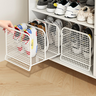 宝宝鞋架鞋柜分层隔板鞋子收纳神器鞋架分隔柜子置物隔板鞋托层架