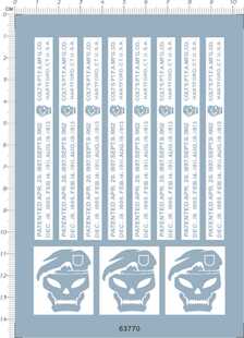 63770-12510 patented apr 20 coltspt mfg hartford 骷髅头