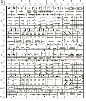 7313-@105 MG CAUTION danger vp 通用警告警示标识gd金属贴纸