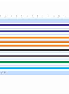 81797白蓝白橙色黑灰绿模型车拉花发动机盖条纹 可撕膜不干胶2404