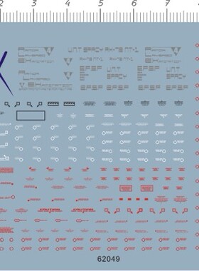 62049-614 整版胶 HG VP ALEX-NT-1 ALEX 2 gd模型水贴 现货