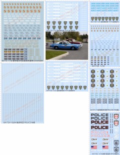 A41826 911 charger police福特维多利亚皇冠道奇 64172