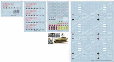 63365 1/35 f13虎式tiger二战德国Kanonen und Flakwagen德国数字