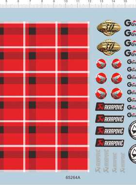 65264A 1/4 g-craft 50 monkey 模型车 yf-design摩托车水贴