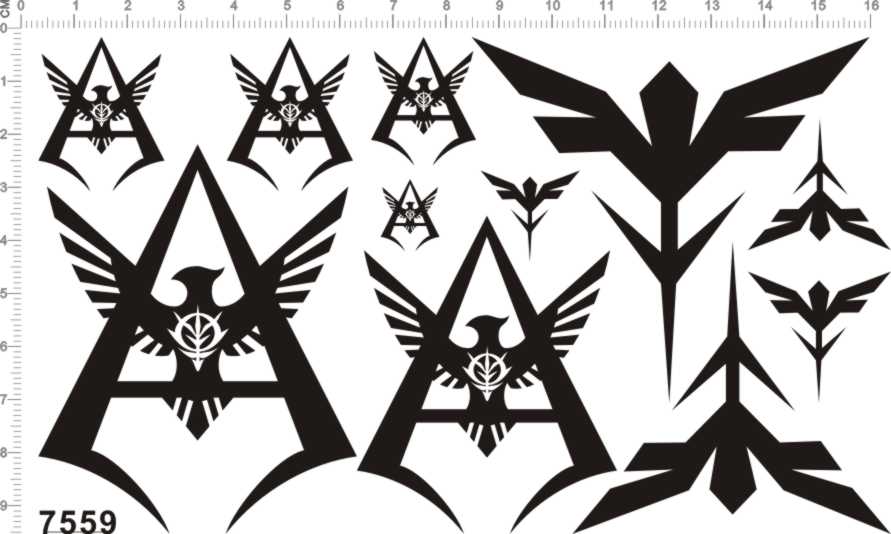 7559-@203 赤色瑞星新吉恩LOGO gd金属贴 metal decal1