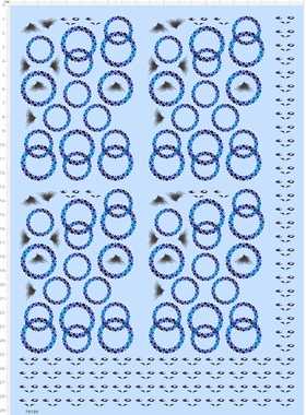 79199 无比例 小薰的妈妈 夏树 手办模型眼睛水贴 定制打印2403
