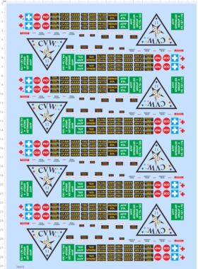 7557适用于 LP AIR PKP AFFF STA CO2 AESS CVW路线牌红十字2310