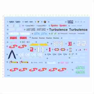 82432高智能方程式模型水贴1/15新世纪 gpx ASURADA AKF-11 现货