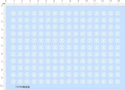 73700整版水贴 印花 logo 6mm 盲盒公仔手办娃娃模型水贴bob