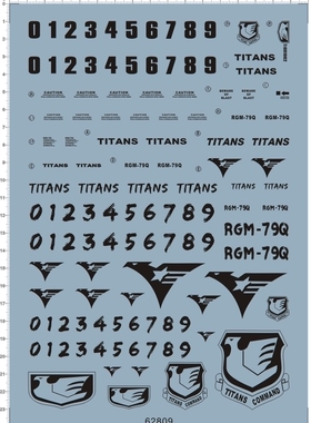 62809 PG RGM-79Q GM Quel 吉姆镇暴型gd水贴纸111