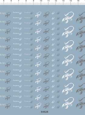 64628-A4614 HG MG ANTARES 魔蝎毒蝎子天蝎座α星gd水贴纸2