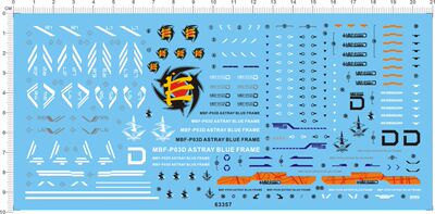 63357-5610/11 MG MBF-P03D Astray Blue Frame蓝异端D型水贴现货