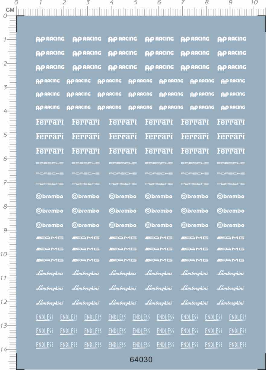 64030  1/10 ferrari 刹车钳 amg lamborghini刹车卡钳1