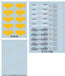 MAN vekagroup卡尔越野卡车拖头水贴 61019 tridec exact