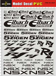 20237-Gp3 eibach springs 5zigen r1 nsx 1:10 1:12 遥控车壳贴1