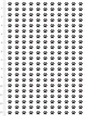 73375手办模型整版胶亮金熊爪脚印水贴纸 92X142mm bob烫金打印
