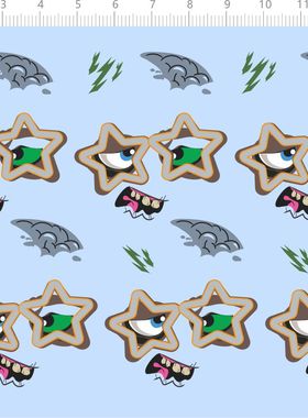 75997整版水贴 F24 Burp Zombies 脸部表情眼睛手办娃娃2311