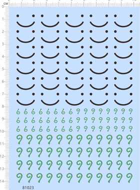 81023整版胶眼睛娃娃公仔手办粘土人偶无比例横山宏雪人机甲笑脸