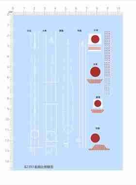 82393船舶模型准航空母舰水贴模型水贴可撕膜不干胶独立胶位2405