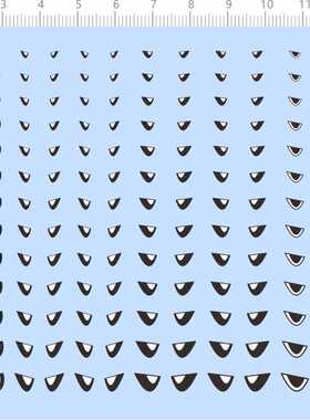 70388 整版胶 无比例 sd敢达扭蛋眼晴 水贴纸 现货