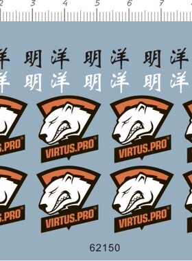 62150-A1617 virtus pro 明洋北级熊键盘鼠标水贴