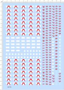 68155整版 胶战棋40k比例模型人偶兵人娃娃战棋剪纸水贴纸定做订做
