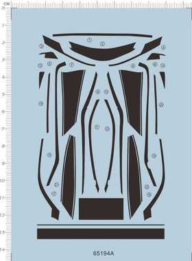 65194 1/24 FXX K F1 法拉利一级方程式赛车车贴水贴纸1