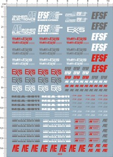 469 mg msa-0011 ex-s exs gundam gd水贴 金属贴2 现货