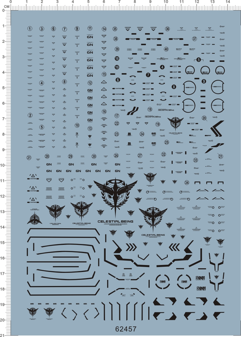 62457-A7018 MG GN-001 00 EXIA 能天使gd水贴 定做订做111