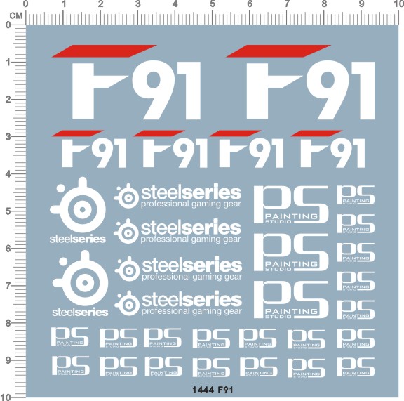 1444-A1603 steelseries 鼠标键盘 水贴
