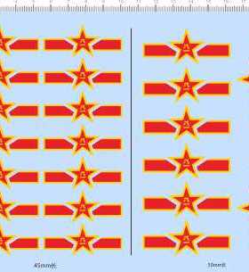 77845整版水贴 中国飞机模型 五角星星 歼系列 定制打印现货