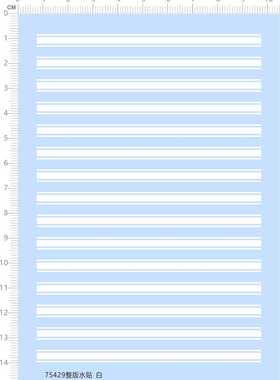 75429整版水贴 1/18 直条拉花 保时捷兰博基尼比例模型车水贴2310