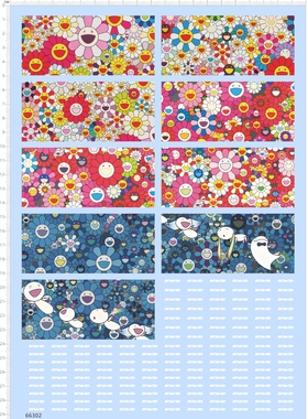 66302整版胶 1/64 RWB向日葵比例模型车剪纸水贴纸定做订做